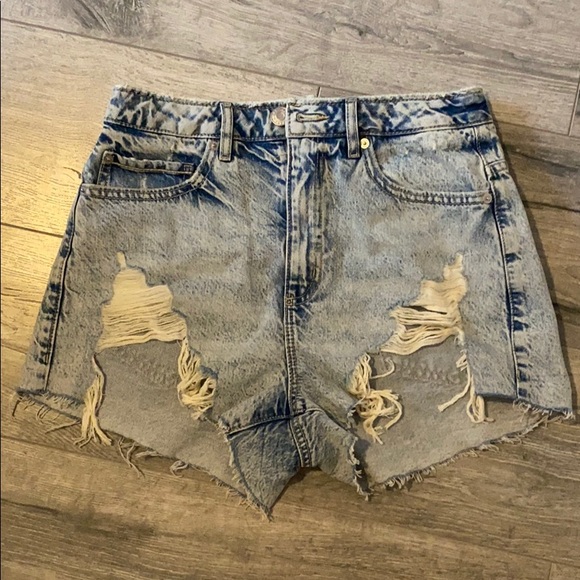 Denim shorts